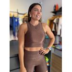 Cropped Sofia Glow Chocolate