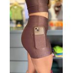Short Fit Pocket Glow Chocolate