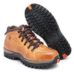 Bota Adventure Masculina Em Couro Tan 203