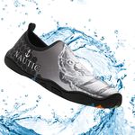 Sapatilha Para Pescador Pescaria Cinza Estampa Peixe