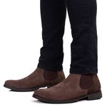 Bota Chelsea Masculina Marrom Polo North - Café 1777