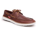 Dockside Marrom Masculino Couro Polo Urban