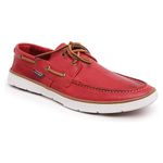 Dockside Vermelho Masculino Couro Polo Urban