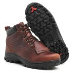 Coturno Country Masculino Em Couro Pinhão 2310
