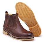 Botina Masculina Bico Redondo Pinhão 0201