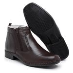 Bota Social Masculina Marrom Conforto - Café 511