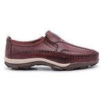 Sapatilha Masculina De Couro Pinhão 025