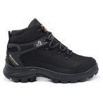 Bota Adventure Em Couro Preta Majestade7 Ref 316