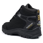 Bota Adventure Em Couro Preta Majestade7 Ref 316