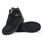 Bota Adventure Em Couro Preta Majestade7 Ref 316