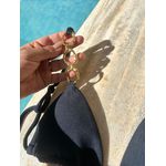 Biquíni Avulso Cortininha com Argolas Cannes Preto