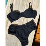 Biquíni﻿ Avulso Meia Taça Cannes Preto