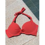 Top Biquíni Aurora Trespassado Coral