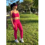 Calça Legging Fitness Rosa Olinda