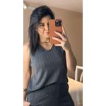 Conjunto Lívia Cinza Risca de Giz