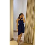 Saia Pareô Longa Azul Marinho