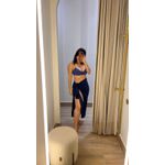 Saia Pareô Longa Azul Marinho