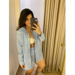 Conjunto Luíza Chemise Short Estrelar
