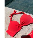 Top Biquíni Aurora Trespassado Coral