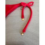 Calcinha De Biquíni Jade De Amarrar Coral 