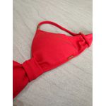 Top Biquíni Flora Coral