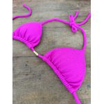 Biquíni Avulso Cortininha Rosa Texturizado