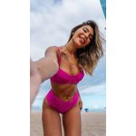 Biquíni Avulso Meia Rosa Texturizado