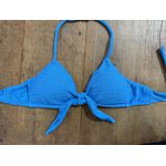 Biquíni Avulso Jardini Azul Texturizado