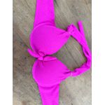 Biquíni Avulso Bojo Estruturado Rosa Texturizado