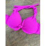 Biquíni Avulso Bojo Estruturado Rosa Texturizado