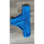 Calcinha de Biquíni Anilha Azul Texturizado
