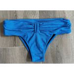 Calcinha de Biquíni Anilha Azul Texturizado