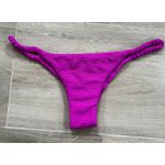 Calcinha De Biquíni Rosa Texturizado