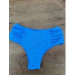 Calcinha de Biquíni Juliana Azul Texturizado