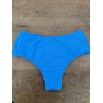Calcinha de Biquíni Juliana Azul Texturizado