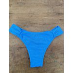 Calcinha De Biquíni Bombom Azul Texturizado