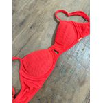 Biquíni Avulso Meia Taça Laranja Mandala