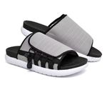Chinelo Masculino Slide Casual Moda Praia Verão Cinza