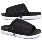 Chinelo Masculino Slide Casual Moda Praia Verão Preto