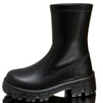 Bota Coturno Feminino Bloguerinha Napa Macia Tratorado Salto