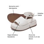 Papete Feminino Plataforma Alta Macio