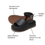 Papete Feminino Plataforma Alta Macio