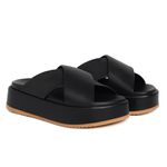 Papete casual Feminino Plataforma Alta 