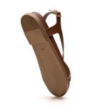 Sandalia Papete Flat Feminina Tiras Luxo Tendencia Moda