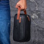 Necessaire Unissex Em Couro Legítimo 