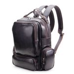 Mochila Lançamento Multi Em Couro Legítimo Para Notebook