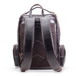 Mochila Lançamento Multi Em Couro Legítimo Para Notebook