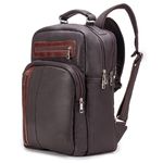 Mochila Executiva Design Em Couro Legítimo Para Notebook 