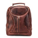 Mochila Motor Em Couro Legítimo 