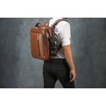 Mochila Fotográfica Câmera Profissional Em Couro Legítimo